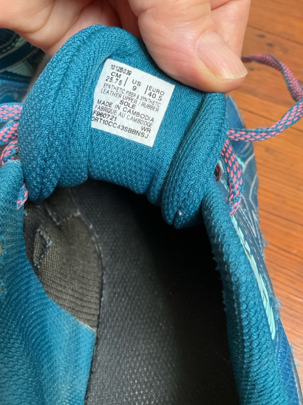 ASICS blue athletic shoes - Picture 9 of 15